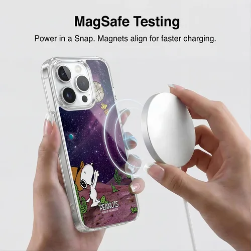 Vista 4 de Head Case Designs Funda de gel con licencia oficial de Peanuts Nebula Balloon Woodstock Snoopy Space Cowboy [protección de grado militar] compatible