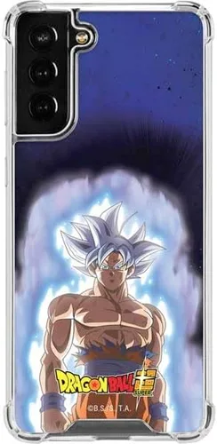 Vista 10 de Skinit Funda transparente compatible con Galaxy S22 Plus, diseño oficial de Dragon Ball Super Goku