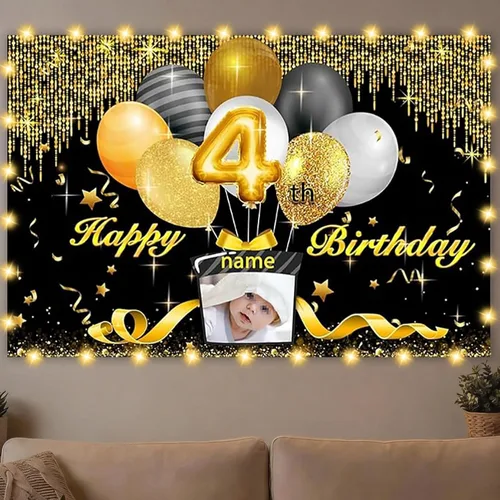Vista 15 de Dicodes Decoraciones de cumpleaños de unicornio personalizadas para niñas, pancarta de cumpleaños de unicornio, decoración de cumpleaños de princesa