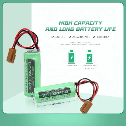 Vista 3 de Paquete de 50 baterías de repuesto PLC de 3 V 2500 mAh para CR17450SE-R A98L-0031-0012 CR17450-17450, serie CNC FANUC