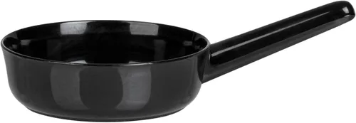 Vista 11 de Restaurantware Tazas de postre desechables de 1 onza, 100 mini platos de salsa, diseño de sartén para servir condimentos, aperitivos o muestras