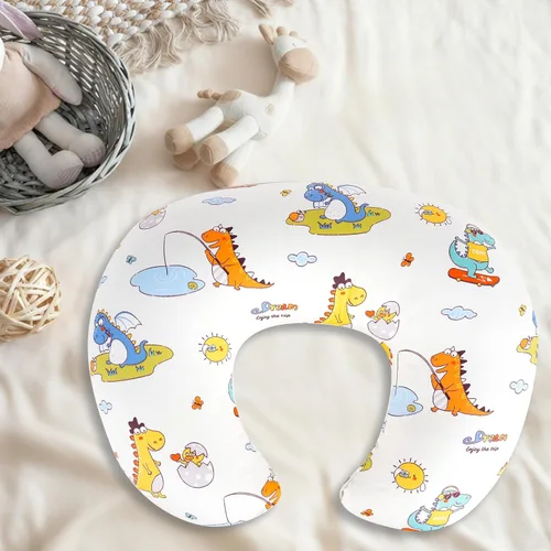 Vista 5 de Funda de almohada de lactancia, compatible con almohada de lactancia Boppy, tamaño original, funda de almohada de lactancia materna para bebés niños