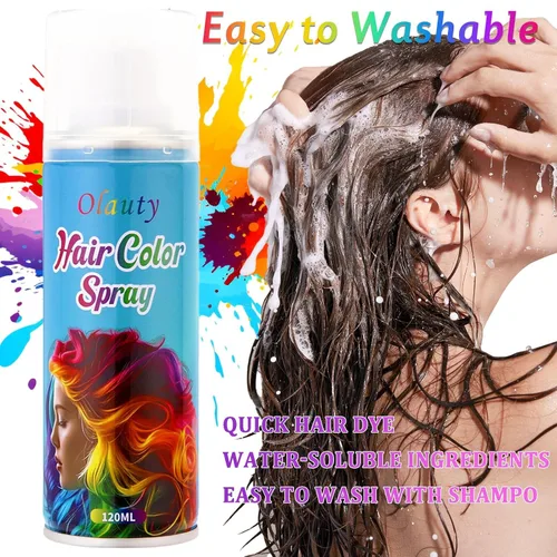 Vista 4 de Spray para cabello rojo, spray de color para el cabello para mujeres