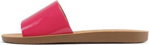 Vista 33 de Soda Shoes Efron-S - Chanclas básicas lisas para mujer, sandalias deslizantes, informales, puntera abierta, playa Todo negro Pu