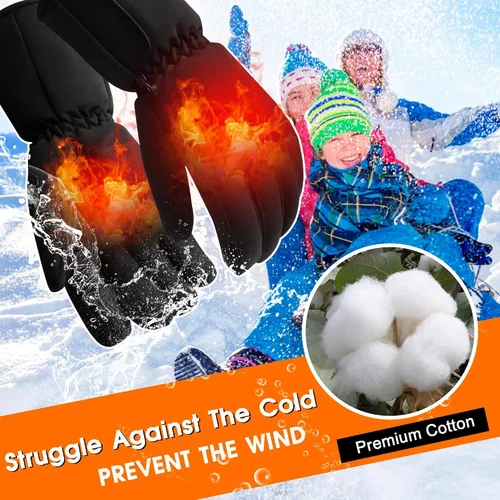 Vista 3 de Guantes calefactados, guantes eléctricos calefactados para campamento, calentadores de manos, guantes cálidos de invierno para hombres y mujeres
