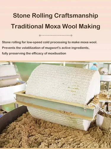 Vista 4 de Tradicional hecho a mano puro natural 3 años Moxa Rolls 10 por caja para el cuidado de acupuntura corporal Ai Jiu Moxibustión palos de alta pureza
