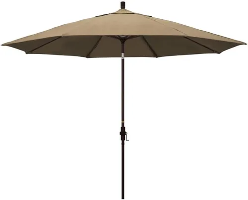 Vista 29 de California Umbrella 11' Rd Tahoe Series Aluminum Patio Umbrella Beige antiguo