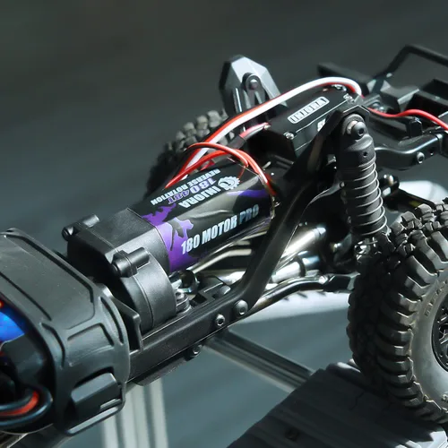 Vista 7 de INJORA 180 PRO 48T - Motor cepillado púrpura con piñón de acero para TRX4M
