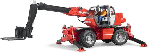 Vista 3 de Bruder 02129 MRT 2150 Manitou Cargador telescópico