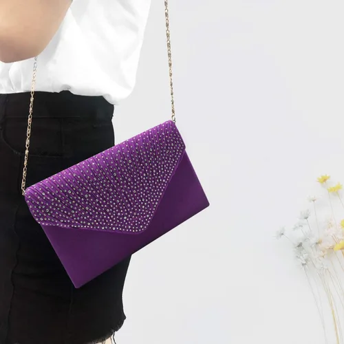 Vista 3 de Nuevo bolso nupcial del bolso de la boda de las señoras
