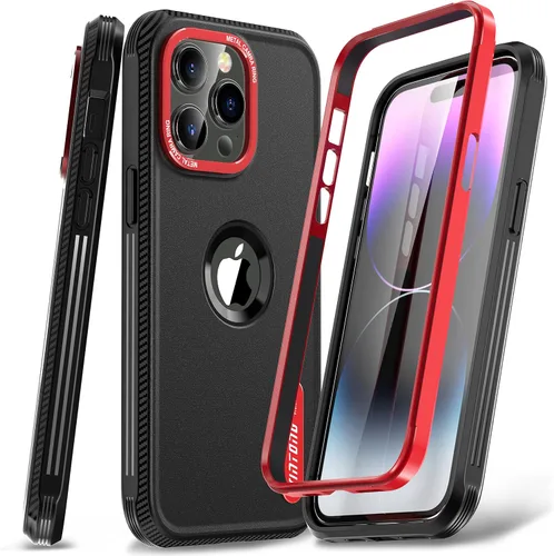 Vista 10 de WINTONG Funda magnética compatible con iPhone 13 Pro Max de 6.7 pulgadas, protección de cuerpo completo, resistente a prueba de golpes, funda rígida