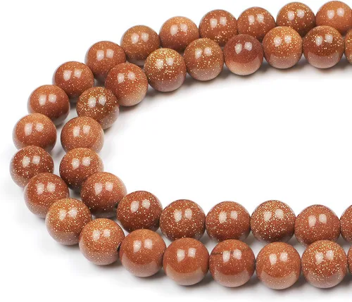 Vista 29 de MJDCB Cuentas sueltas de piedras preciosas naturales de aguamarina redondas para hacer joyas con abalorios espaciadores, tira de 15 pulgadas