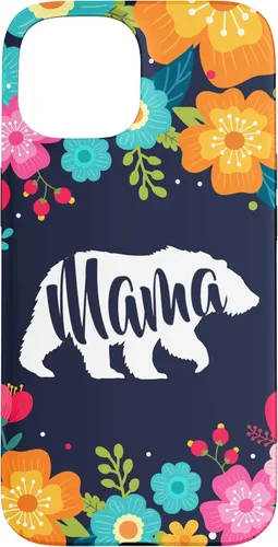 Vista 6 de Mama Bear - Funda para iPhone 17 con diseño de flores florales