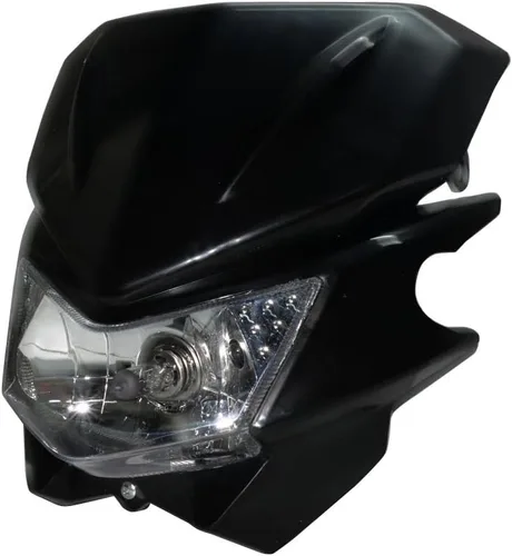 Vista 2 de 12 V 35 W H4 universal Street Fighter faro faro carenado kit para Kawasaki para Yamaha para SUZUKI para moto de la suciedad