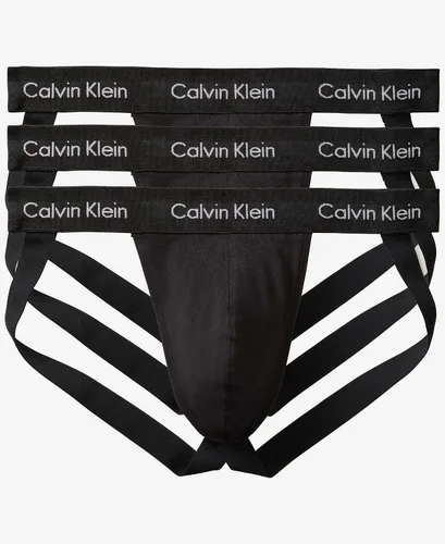 Vista 4 de Calvin Klein Paquete de 3 correas elásticas de algodón para hombre