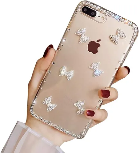 Vista 6 de LCHDA Funda con soporte de anillo para Samsung Galaxy Note 20 de 6.7 pulgadas, bonita funda protectora de lujo con diamantes de imitación