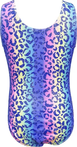 Vista 2 de QoozZ Leotardo de gimnasia con estampado para niñas
