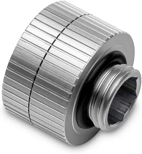 Vista 3 de EK WB EK-Quantum Torque 0.551 in Rotary Macho a Hembra Extender Fitting, titanio satinado