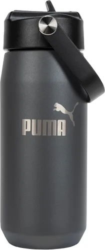 Vista 12 de PUMA Botella de agua de acero inoxidable aislada de 18 onzas unisex para adultos con pajilla y asa de transporte