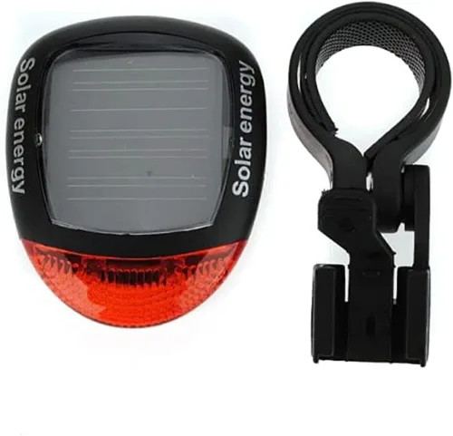 Vista 9 de Luz trasera solar de la bici Energía solar LED Luz trasera de la bici Advertencia