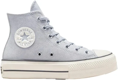 Vista 4 de Converse - Chuck Taylor All Star Tenis de mujer altos de plataforma con diseño de leopardo
