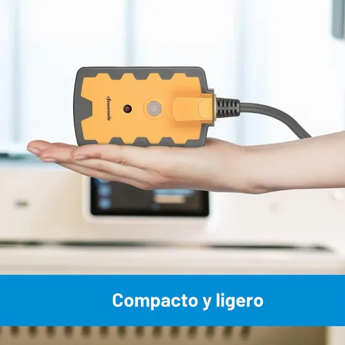 Vista 6 de DEWENWILS Tira de alimentación para taller, tira de 6 salidas con cable de extensión de 15 pies, calibre 14/3C resistente, cable de alimentación