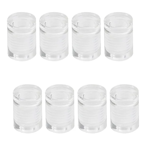 Vista 23 de Antrader Separadores transparentes, tornillos de separación para tableros publicitarios y marcos de acrílico, 25 x 40 mm (8 piezas)