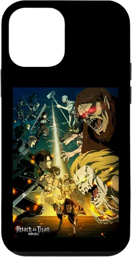 Vista 16 de Attack on Titan Funda de anime para iPhone 17 de temporada final de temporada 4