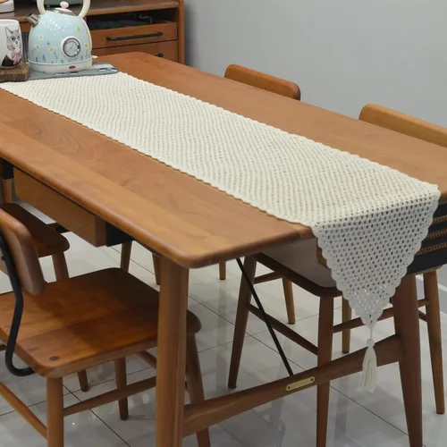 Vista 2 de Hsvanyr Caminos de mesa de otoño de 63 pulgadas de largo para tocadores, centros de mesa, decoración de mesa de comedor para el hogar