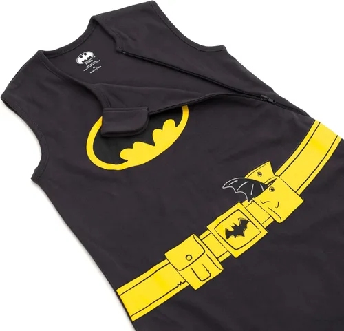 Vista 6 de DC Comics Batman Baby - Paquete de 2 sacos de dormir con cremallera