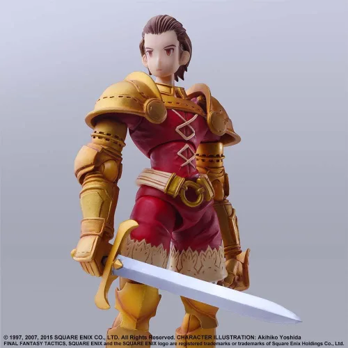 Vista 8 de Figura de acción prepintada de PVC de Final Fantasy Tactics Bling Arts Dilita Hyrule PVC prepintada