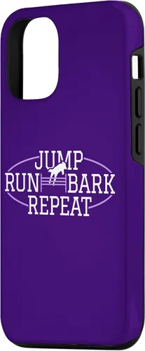 Vista 2 de iPhone 15 Dog Agility Handler - Jump Run Bark Repeat - Dog Agility Case