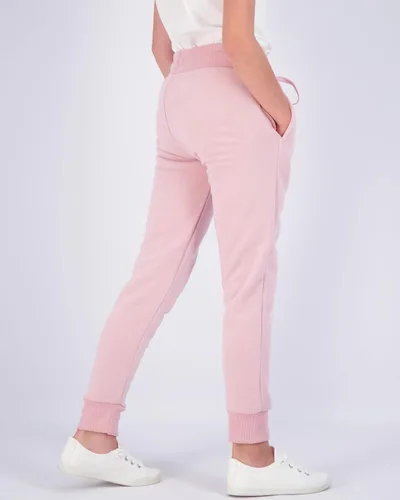 Vista 3 de Real Essentials Paquete de 3 pantalones deportivos de forro polar para niñas de 7 a 16 años