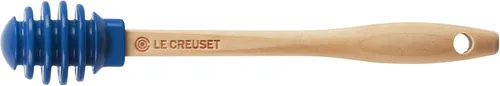 Vista 5 de Le Creuset Dipper de miel de silicona, 6 1/2" x 1", blanco