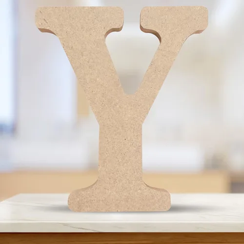 Vista 9 de Letras de madera 3D sin terminar de 4 pulgadas, letras del alfabeto de madera para decoración de pared, manualidades de madera, letras de pie