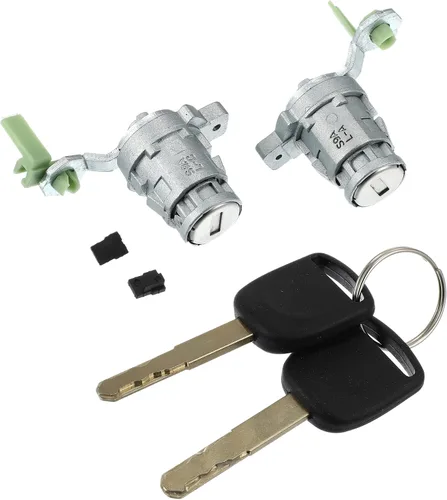 Vista 11 de X AUTOHAUX 4 calcomanías negras brillantes para cerradura de puerta de automóvil, cubiertas de perno de barra, accesorios de decoración