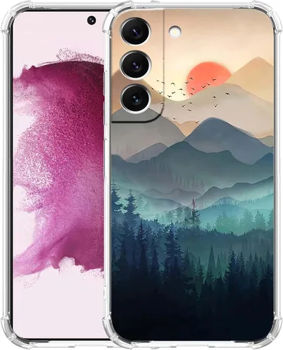 Vista 26 de Funda de collage estético para Samsung Galaxy S21, patrón de citas positivas, funda de TPU suave de moda compatible con Galaxy S21