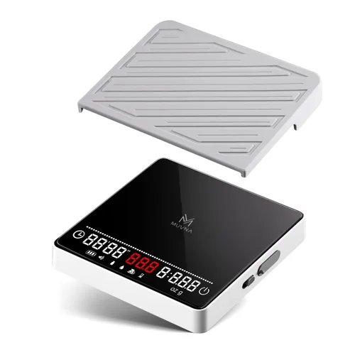 Vista 14 de Báscula de café recargable con temporizador, gran escala digital de vertido, precisión de 4.4 lbs/0.00 oz para peso de espresso, goteo, tara Negro