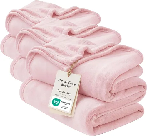 Vista 30 de Bedsure GentleSoft Bedding Manta de Vellón para Niñas y Niños - Mantas Pequeñas Suaves, Acogedoras y Bonitas para Viajes, 43x55 Pulgadas, Blanco