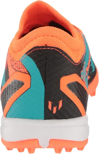 Vista 3 de adidas Tenis de fútbol unisex X Speedportal Messi.3 Turf para adultos, Team Solar OrangeMint RushBlack, 10.5 Women9.5 Men