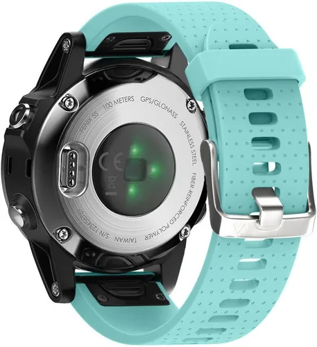 Vista 8 de ANCOOL - Correa para Garmin Fenix 5S, de ajuste fácil, de silicona suave de 20 mm de ancho, correa de reloj para Fenix 5S, #2-Negro