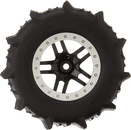Vista 2 de Neumáticos todoterreno SCT 5891 SS en negro satinado, de Traxxas