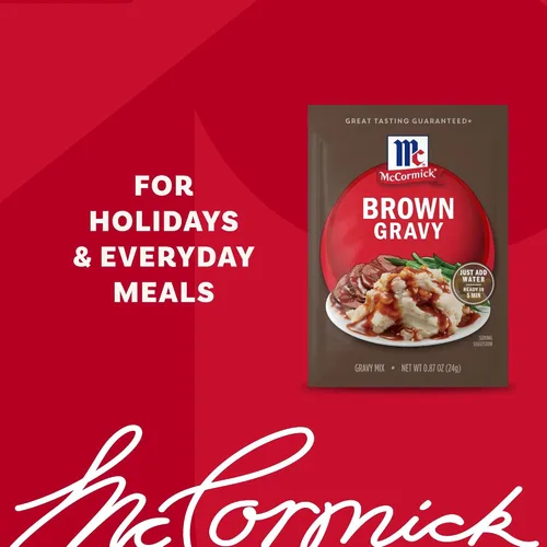 Vista 13 de McCormick - Mezcla de Brown Gravy - Sobre de condimentos, 0.87 onzas, paquete de 24