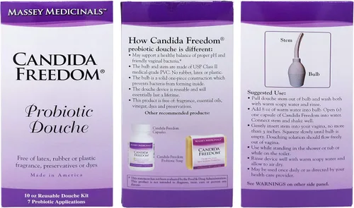 Vista 2 de Ducha probiótica CF: apoya el equilibrio saludable del pH adecuado para las mujeres
