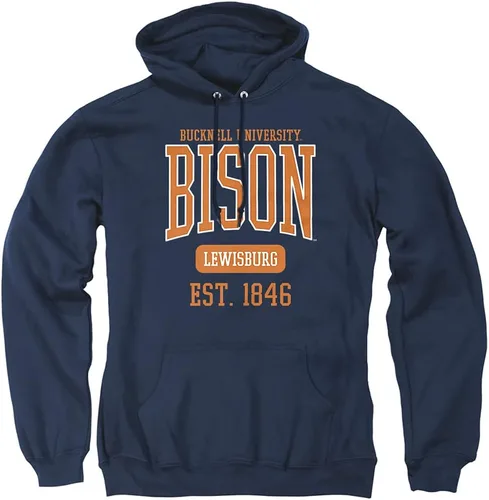 Vista 321 de LOGOVISION Colección de sudaderas con capucha unisex con diseño oficial de Collegiate Est. Date para hombres y mujeres