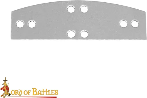 Vista 9 de Lord of Battles Lamellar Armor - Placas preperforadas, calibre 20, 100 unidades de placas de acero suave para armadura histórica, recreación