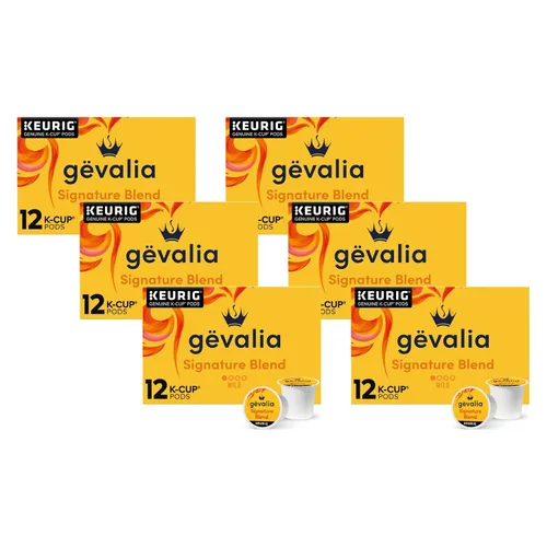 Vista 13 de Gevalia Cápsulas de Cappuccino Keurig K Cup con paquetes de espuma de 5.98 onzas (24 unidades, 4 cajas)