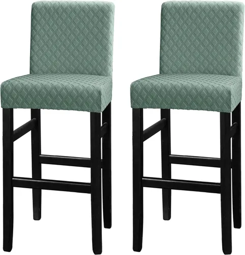 Vista 55 de Lellen - Fundas para taburete de bar de jacquard, fundas para silla de taburete de bar, fundas para silla de bar, fundas para taburete de bar