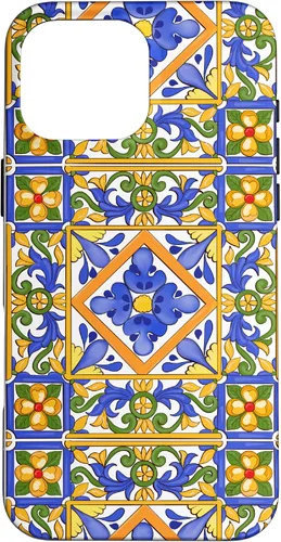 Vista 19 de Sicilian,Italian,Summer,Tiles,Mosaic,Majolica Art Case for iPhone 17
