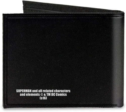 Vista 2 de Buckle-Down Cartera de lona con doble pliegue-Uperman Forever Clark Kent-Superman